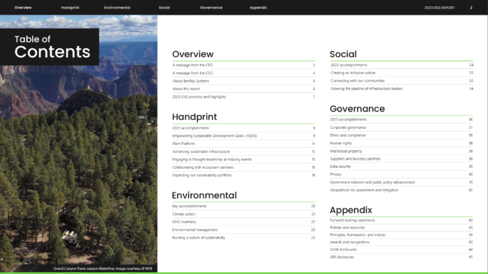 bentley-ESG report design-2023-2